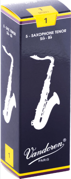 Coffret 5 anches VANDOREN Saxo Tenor 1