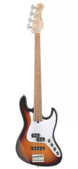 Basse SADOWSKY MetroExpress 21-4 PJ Hybrid Morado - Tobacco Burst Transparent High Polish