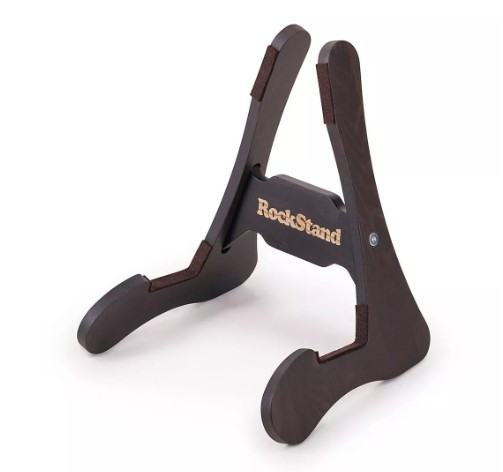 ROCKSTAND A-Frame - Pour guitare ou basse électrique - Rustic Oak Finish - RS WO 20800 ASH RU