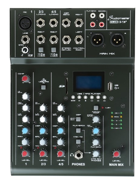 Table de Mixage STUDIOMASTER Club XS 5+