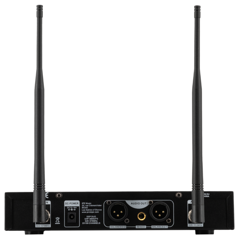 Micròfon inalàmbric PRODIPE duo M850