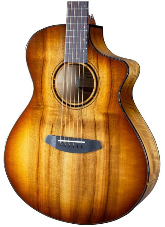 Guitare electroacoustique BREEDLOVE Pursuit Exotic S Concert Amber CE Myrtlewood