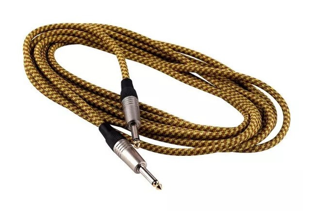 Cable d'instrument ROCKCABLE - 3m, RCL 30253 TC D/Gold