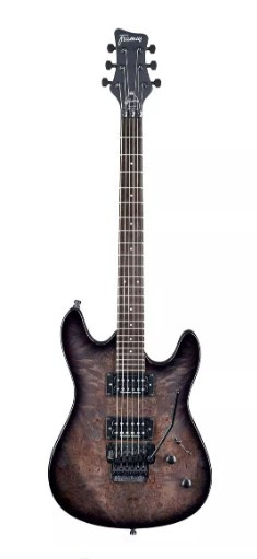 Guitare électrique FRAMUS D-Series Diablo Progressive X / BH / Nirvana Black Trans HP