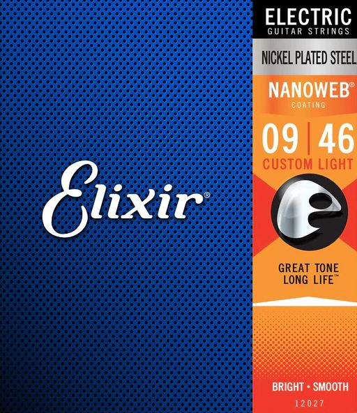 Cuerdas ELIXIR Nanoweb Nickel Plated Steel 09-46