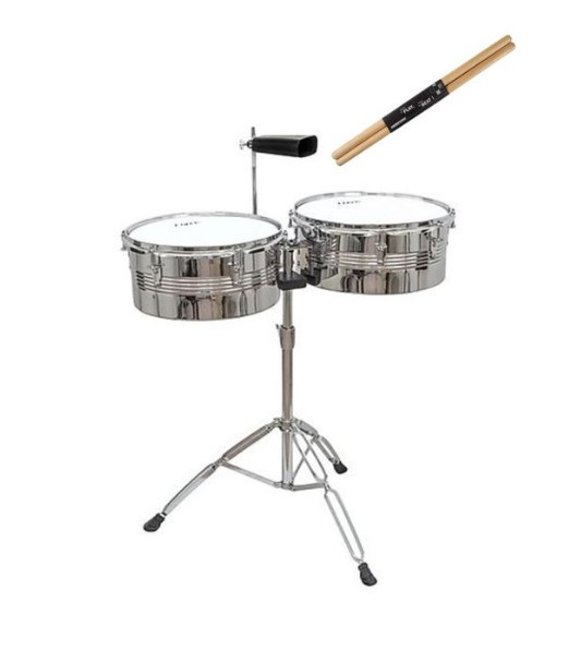 Timbales PREMIER Rhythm Percussion Chrom
