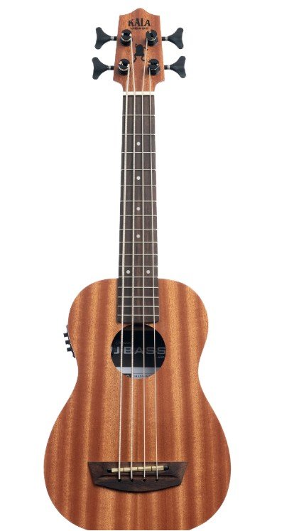 Ukulélé KALA U-BASS Electrified Wanderer, acajou satiné
