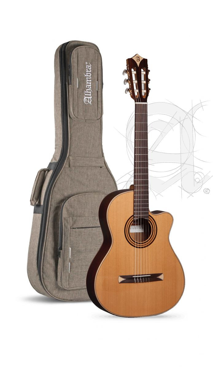 Guitare electroclassique ALHAMBRA CS-1 CW E8 Cross-Over