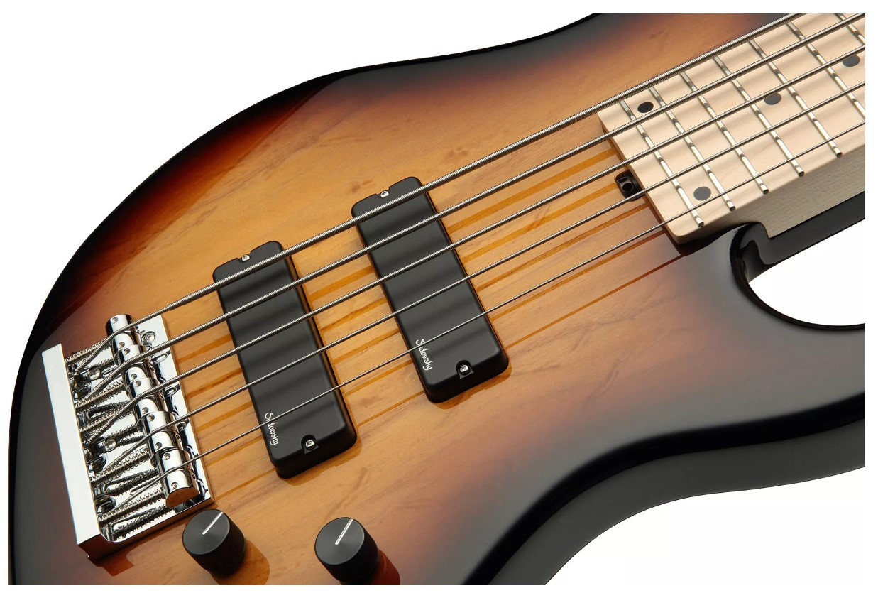 Basse SADOWSKY MetroLine 24-Fret Modern Swamp Ash Body, 5 Cordes - '59 Burst Transparent High Polish