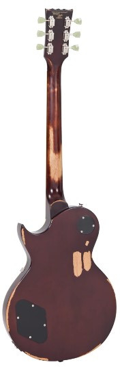 Guitare électrique VINTAGE LP V100 ICON Distressed Tobacco Sunburst
