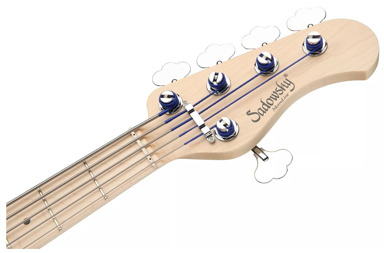 Basse SADOWSKY MetroLine 24-Fret Modern Swamp Ash Body, 5 Cordes - '59 Burst Transparent High Polish