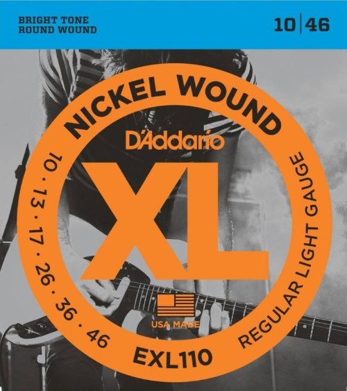 Cordes D'ADDARIO EXL110 10-46 Guitare électrique