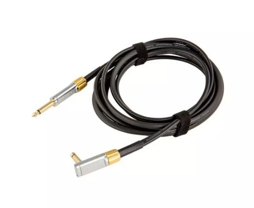 ROCKBOARD PREMIUM Flat Instrument Cable, recto/acodado, 300 cm
