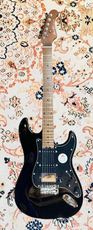 Guitarra eléctrica BACCHUS BSH 750 Black HSS