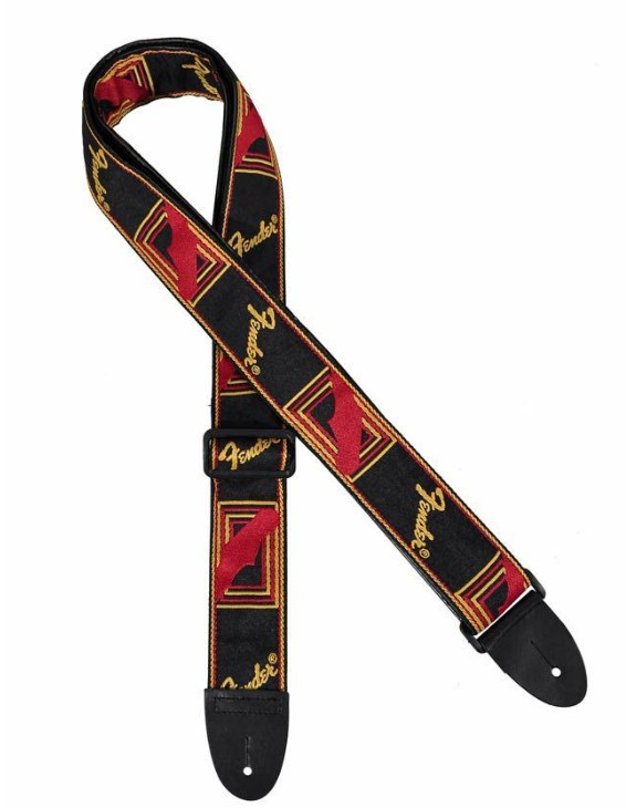 FENDER 50mm Monogrammed black/yellow/red