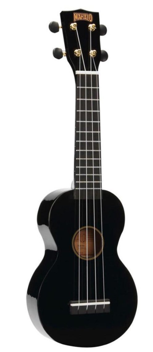 PACK Ukelele MAHALO MR1BKK Series Rainbow Soprano Negre