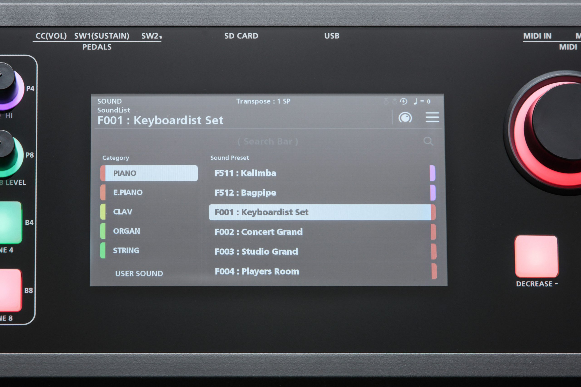 Teclado de escenario KURZWEIL SP7 Grand
