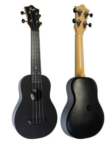 Ukelele Soprano FLIGHT TUS-35BK Travel Negro