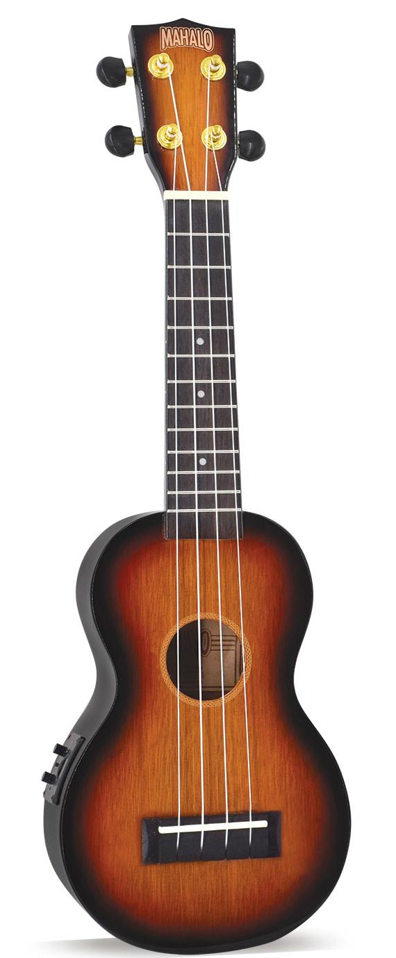 Ukulélé soprano electroacosutique MAHALO MJ1VT3TS Java Sunburst