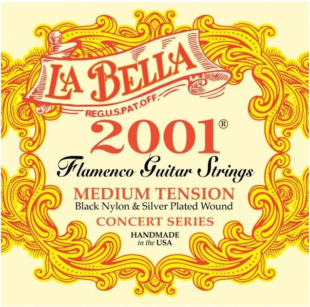 Cordes LA BELLA Flamenco B2001FM Tension Moyenne