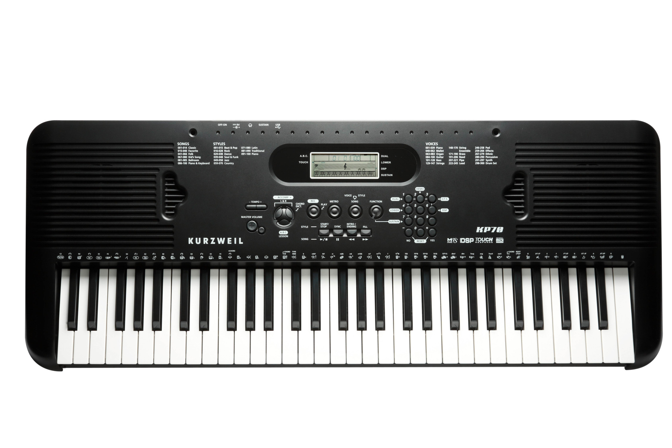 Clavier Kurzweil KP70 61 touches