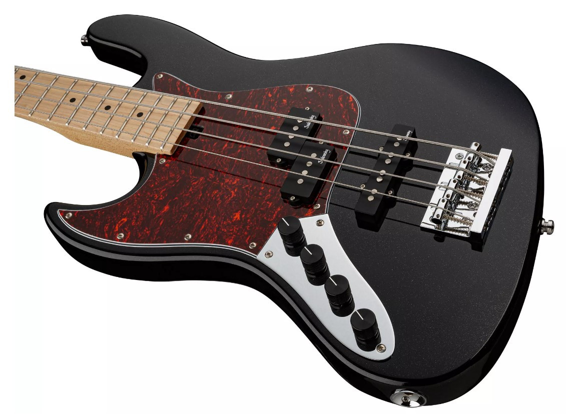 Bajo SADOWSKY MetroExpress Left 21-4 PJ Maple - Solid Black High Polish