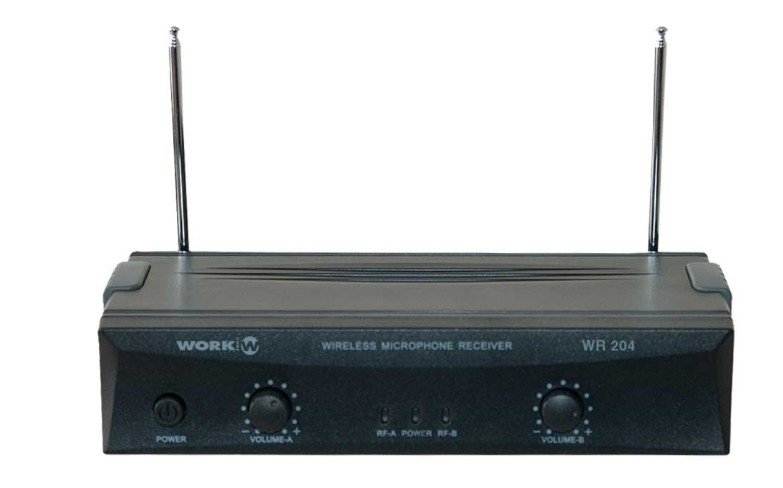 Microphone sans fil WORK 2 canaux WR 204/2