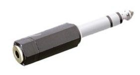 Adaptador A-086 EK AUDIO mini jack stereo hembra a jack stereo macho