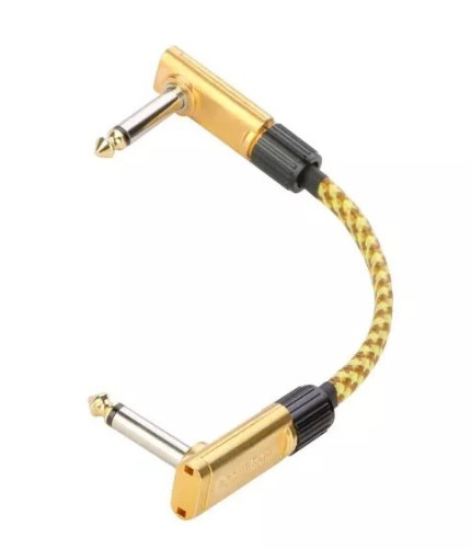 Cable RockBoard Flat Patch Vintage Tweed 10 cm - RBO CAB F 10 VT