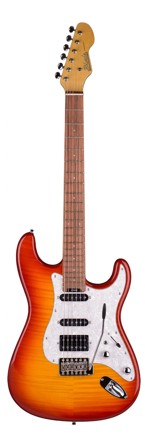 Guitare electrique BLADE Texas Deluxe TE-D2 VSC Honey