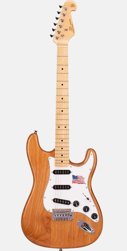 Guitarra eléctrica SX SST Strato Alder Natural