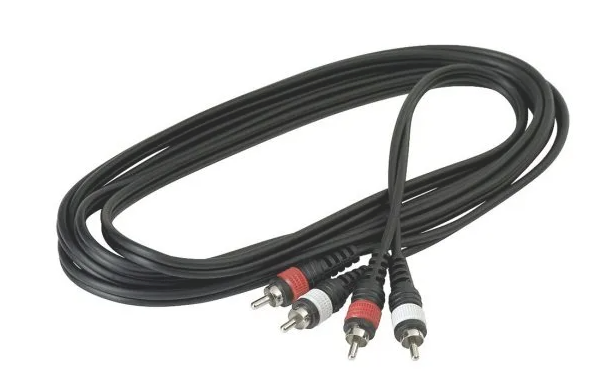Cable ROCKCABLE RCL20944 D4, 2 x RCA / 2 x RCA, 3mt