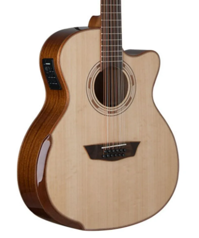 Guitarra electroacústica WASHBURN 12 cuerdas natural WCG15SCE12-O