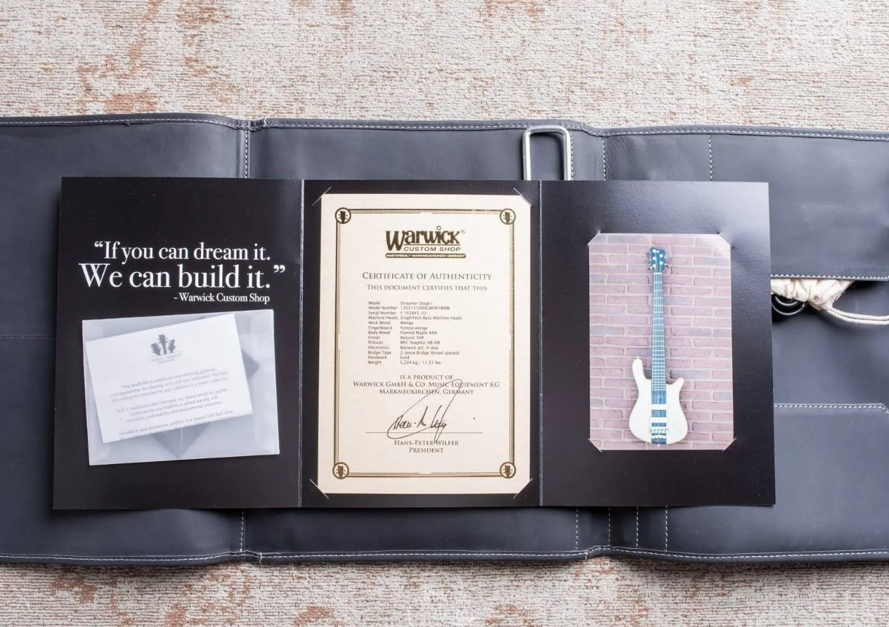 warwick masterbuilt streamer custom shop 5
