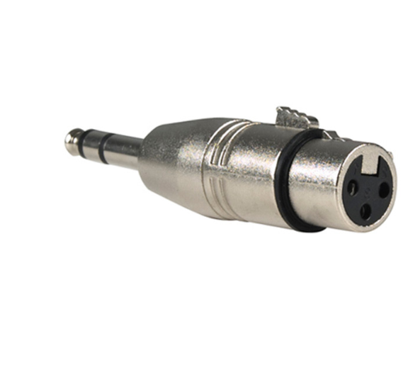 Adaptador XLR 3 femella a Jack balancejat TRS 1/4'' mascle MCAA 201