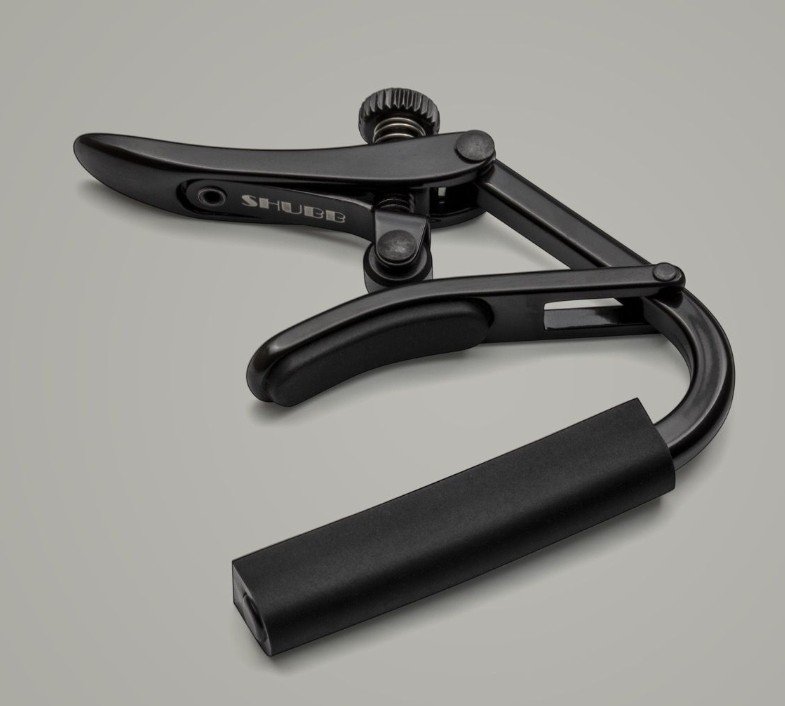 Capo SHUBB Noir pour Guitares Acoustiques et Électriques C1K