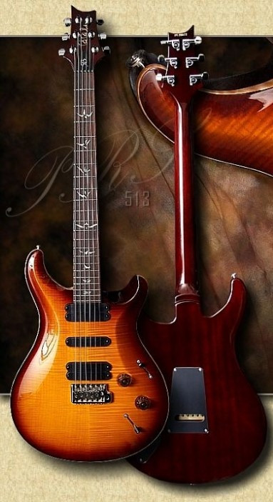 Guitarra eléctrica PRS 513 Maple Flamed Sunburst