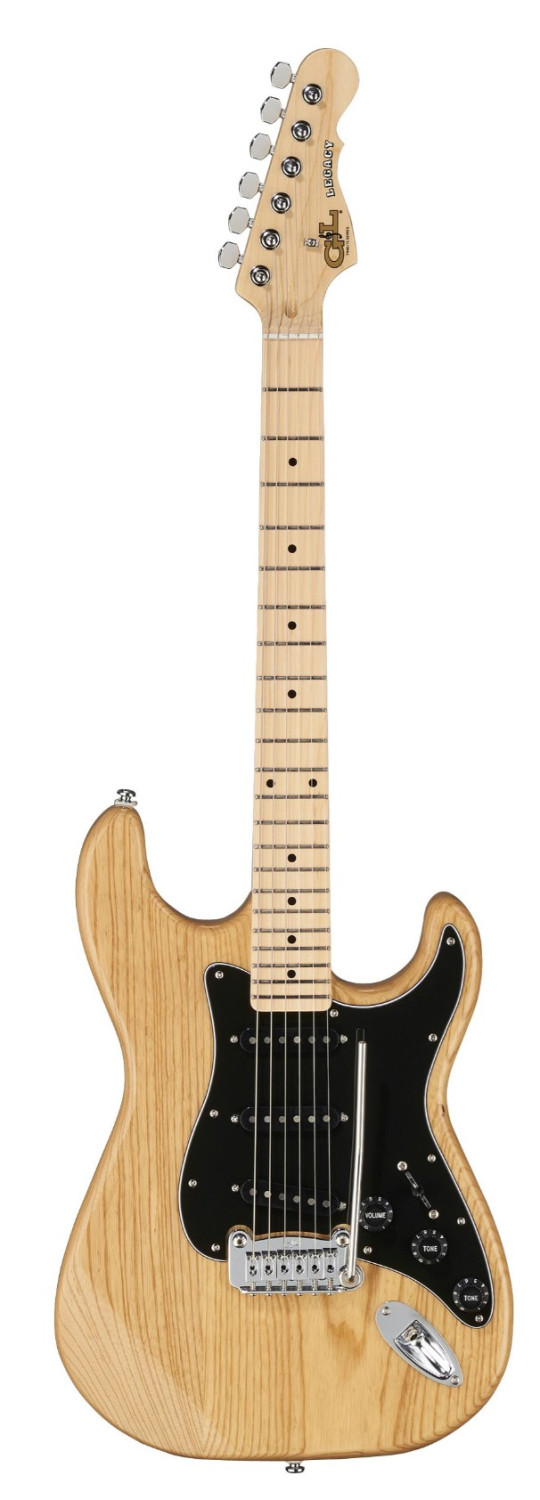 Guitare électrique G&L Tribute Legacy MP Clear Natural Ashtray