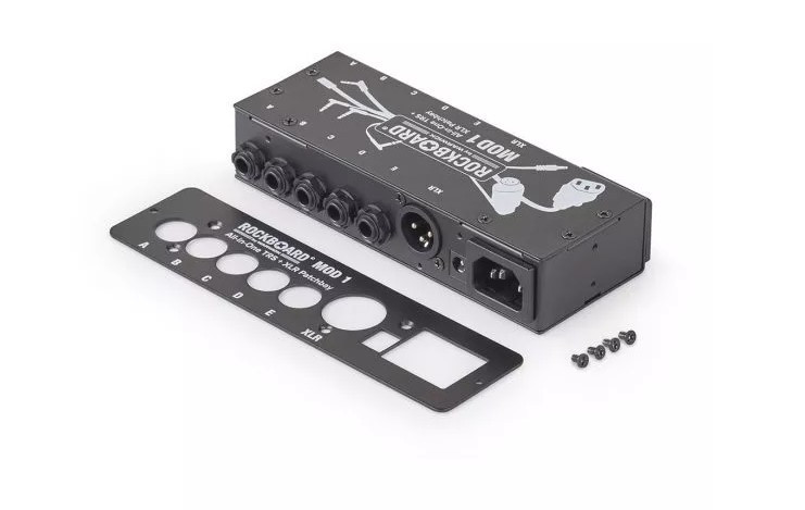 RockBoard MOD 1 V2 – TRS & XLR, IEC & Barrel Patchbay