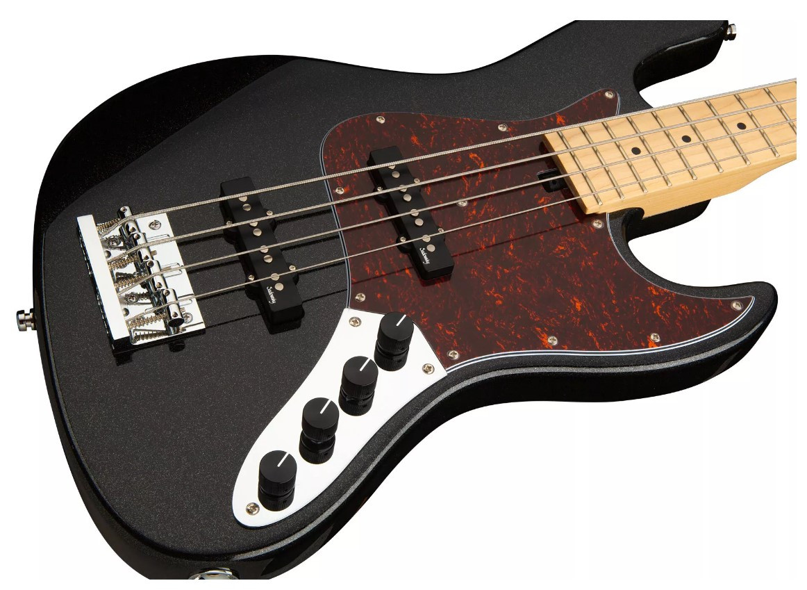 Basse SADOWSKY MetroExpress 21-4 JJ Maple - Solid Black High Polish