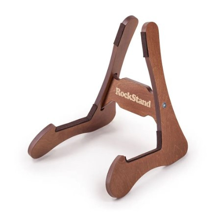 Support  ROCKSTAND A-Frame pour guitare/basse acoustique - Dark Brown - RS WO 20801 PLY DB