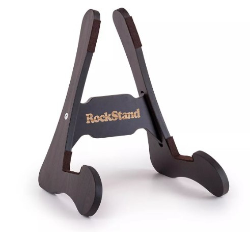 ROCKSTAND A-Frame - Pour guitare ou basse électrique - Rustic Oak Finish - RS WO 20800 ASH RU