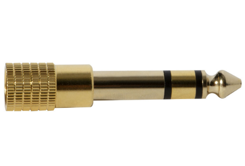 Adaptateur casque ON STAGE WHA4500 mini-jack femelle stéréo vissable - jack mâle stéréo