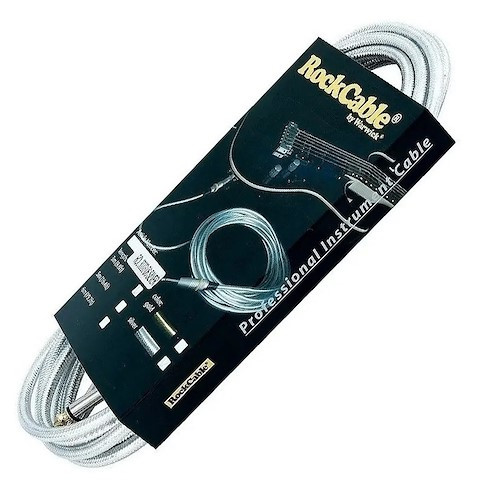 Cable d'instrument ROCKCABLE - 6m, RCL30206 D7 SILVER