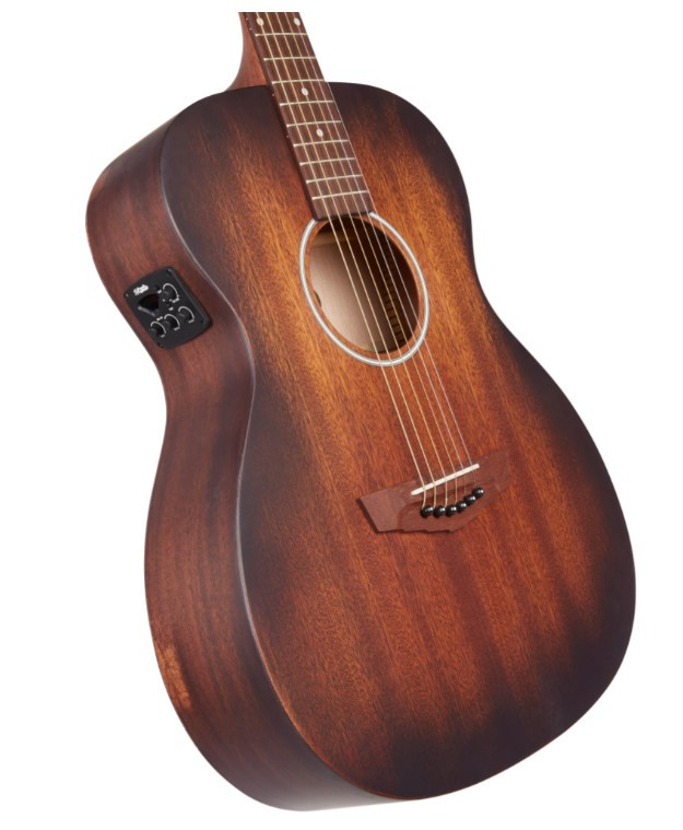 Guitarra electroacústica D'ANGELICO Premier Tammany Ls Aged Mahogany
