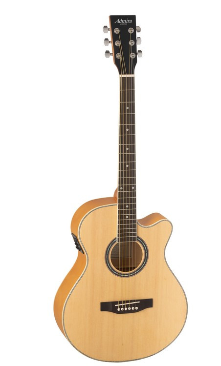 Guitare acoustique ADMIRA, finition Indiana satinée naturelle