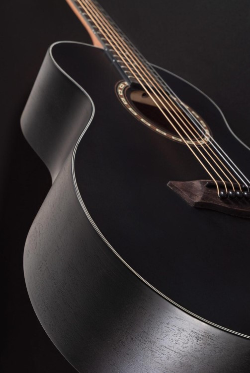 Guitare acoustique WASHBURN Apprentice G-MINI 5 Black Matte