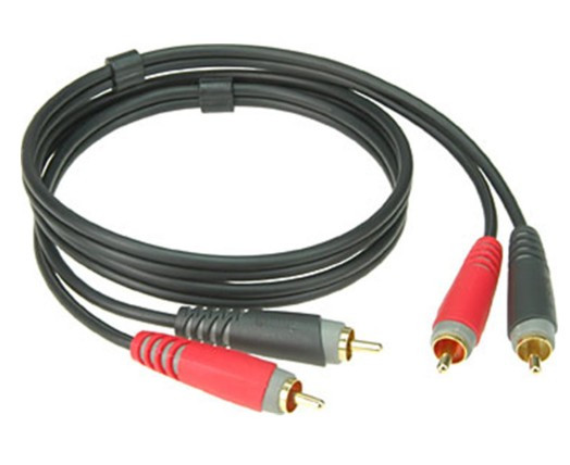 KLOTZ Twincable 6m, 2x Phono Cinch