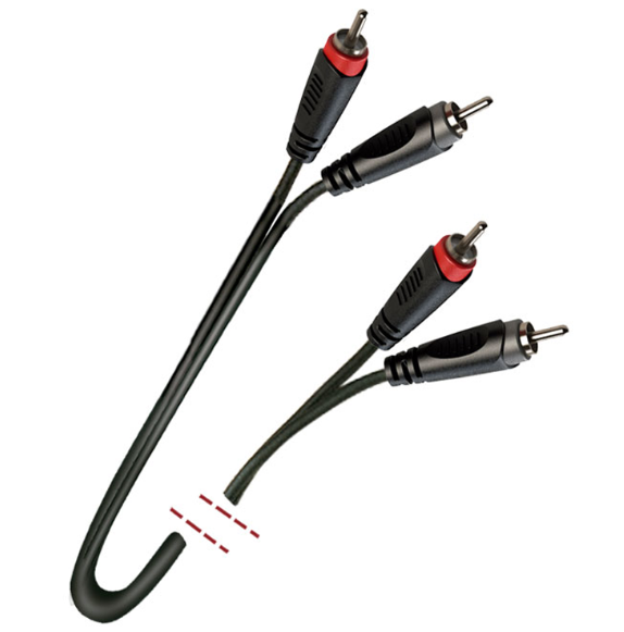 Cable MARK 2 RCA mascle a 2 RCA mascle 10 metres
