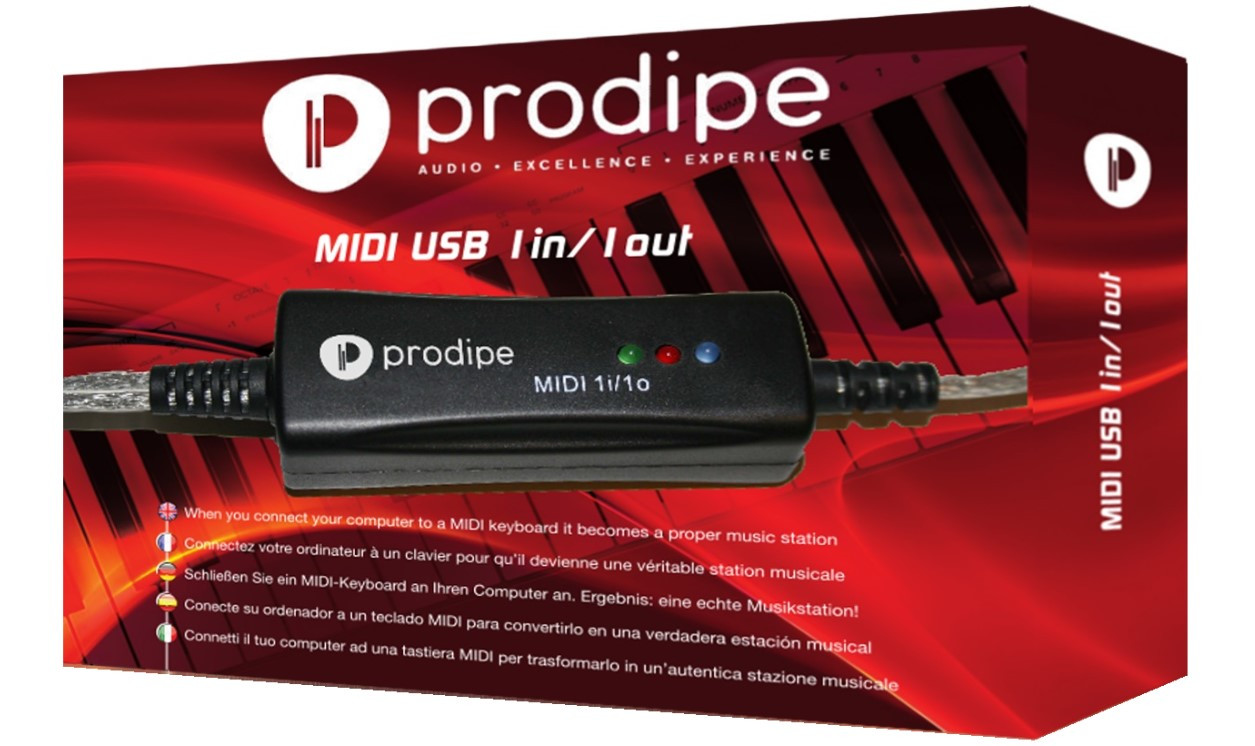 Adaptador PRODIPE Midi-USB PROMIDI